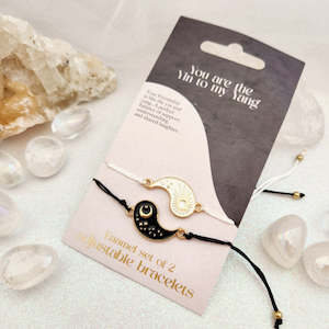 Jewellery Other Accessories: Pair of Yin Yang Best Friend Charm Bracelets