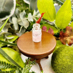 Pink Tiny Jar for Fairy/Dolls House (approx. 2.4x1.4cm)