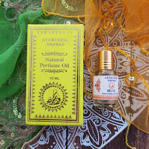 Musk Ayurvedic Perfume Oil (approx 10mls)