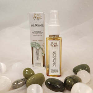 Cleansing Blessing: Abundance Sandalwood with Jade Crystal Aura Energy Cleansing Spray 50ml