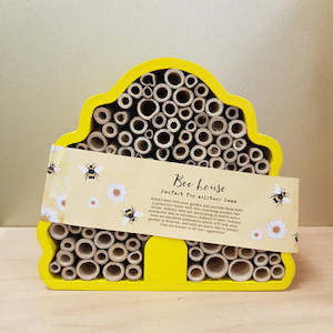 Beehive Shaped  Yellow Bee House ( approx 22x24x10cm)