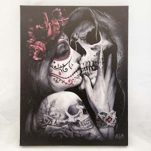 Dead Kiss Canvas Canvas by Spiral Direct (approx. 25x19cm)