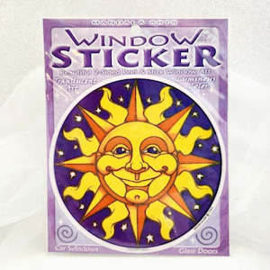 Happy Sol Window Sticker (approx. 11.5 diameter)