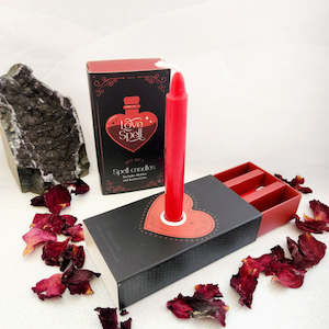 Aromatics Accessories: Love Spell Candles in a Box (set of 3)