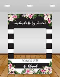 Internet only: Tropical Flowers Baby Shower InstaFrame