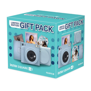 Products: instax square SQ1 Ed Blue Gift Pack