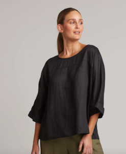 Studio relaxed top one size - ebony