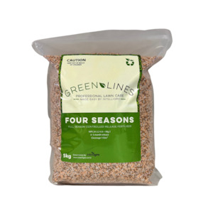 Fertilisers Sprays: Green Lines Four Seasons 5kg Lawn Fertiliser