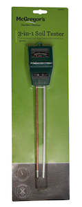 McGregor's 3 in 1 Moisture, Light and pH Meter