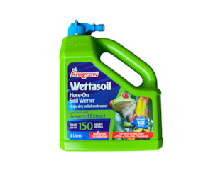 Lawn Grass Turf: Wettasoil with Seaweed Hose On