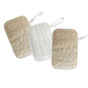 Home & Garden Household Supplies Household Cleaning Supplies Sponges & Scouring Pads: Biodegradable Loofah Fiber Scrubbing Pad 3pk