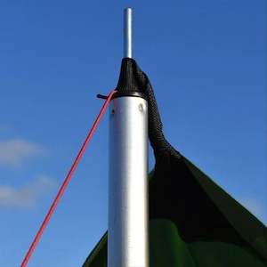 Tent Poles: X Tarp Pole - Aluminium, Extendable 2m or 2.4m