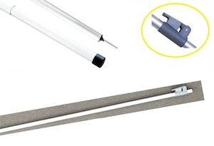 Adjustable Aluminum Awning/Tent Pole 2.5m