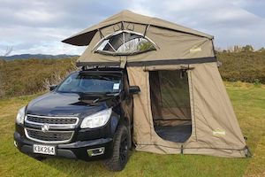 Products: Luxmore Family Roof Top Tent – All Olive Green, Tent, Fly, Annex, Ladder Extension – 2022