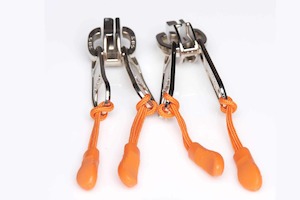 Bright-Orange Zip Pullers – 10 Pack