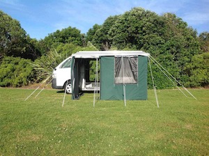 Pop Top Awnings: Sprite Awning Forest Green