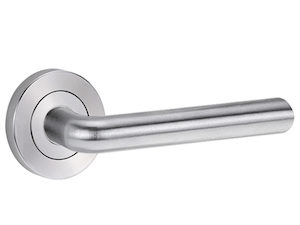 Lockwood 1220/1221/104 Lever handles On Round Rose