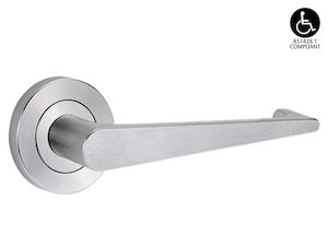 Hardware - domestic: Lockwood 1220/1221/133 Lever handles On Round Rose