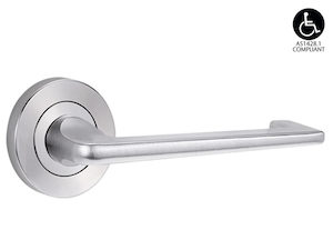 Hardware - domestic: Lockwood 1220/1221/132 Lever handles On Round Rose