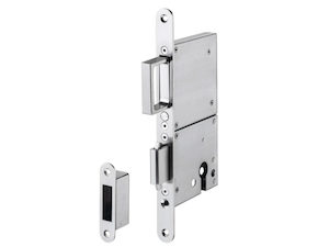 JNF Key Locking Sliding Door Mortice Lock With End Pull