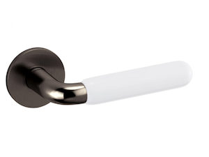 Olivari Alba Lever Handles On Round Rose