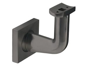 Hardware - domestic: Windsor Brass Vulcan Die Cast Square Handrail Brackets