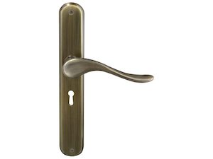 Windsor Haven Lever On Oval Plate 5 Lever Keyhole