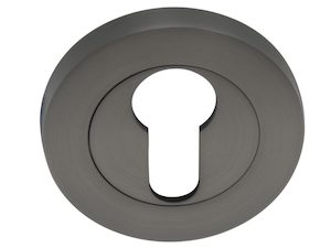 Windsor Astron Round Euro Keyhole Escutcheons