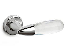 Olivari Aurora Lever Handles On Round Rose