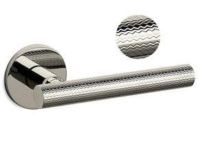 Olivari Atena Rank Lever Handles On Low Round Rose