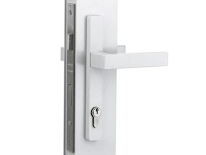 Sylvan Virgo Lever Handles On 202mm Long Plate with Iseo 741 30mm lock