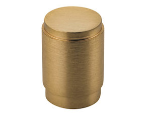 Bankston Berlin Brushed Champagne 20mm Round Cabinet Knob