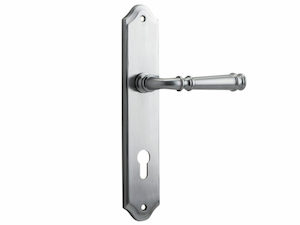 Hardware - domestic: Iver Verona Levers On Shouldered Long Plate Euro 85