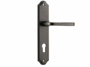 Hardware - domestic: Iver Annecy Locking Handles On Shouldered Plate