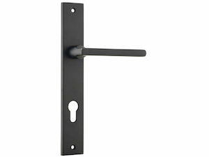 Hardware - domestic: Iver Baltimore Euro Locking Handles On Rectangular Plate