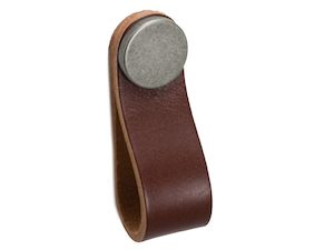 Flexa Brown Leather Tab Handles