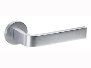 Groel Slim Lever Handle On Round Rose