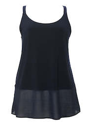 Homewares: Cashews - Long Band Singlet - Frenzy knit &Georgette