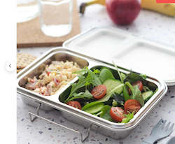 Nestling Stainless Steel Duo Lunchbox