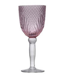 VINTAGE PINK GOBLET