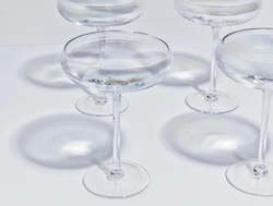 Homewares: IRIDESCENT COCKTAIL COUPE- SET OF 4