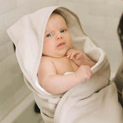 Homewares: Little Unicorn Infant Hooded Towel - Porpoise