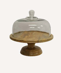 Homewares: Ploughmans Board Cake Dome on Stand