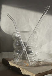 Reusable Glass Straws - Clear