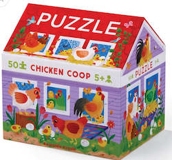 Homewares: Crocodile Creek 50 Piece House Puzzle - Chicken Coop