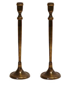 London Old Brass Finish Candlestick - Set 2