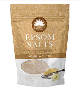 BATH SALTS VANILLA 450G ELYSIUM SPA