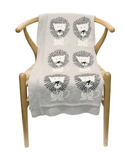 Homewares: Lion Cotton Throw