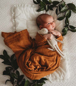 Snuggle Hunny Organic Muslin Wrap - Bronze