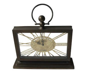 Homewares: Industrial Mantle Clock 2